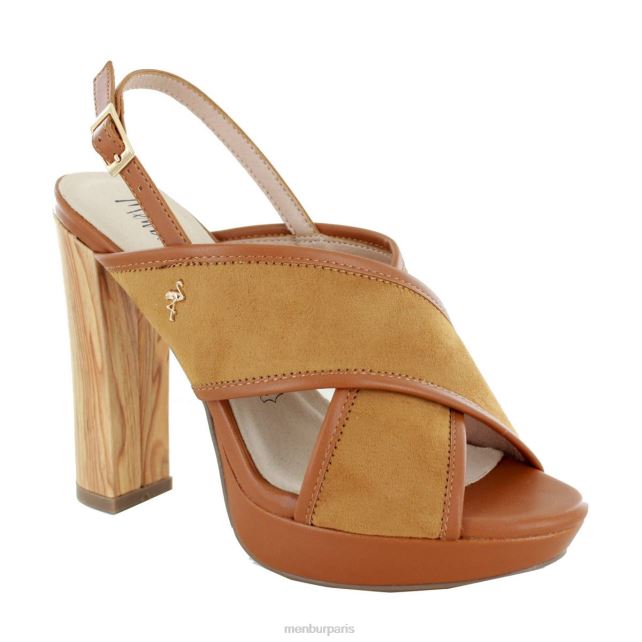 Menbur femmes voltois DVZ864132 talons hauts brun