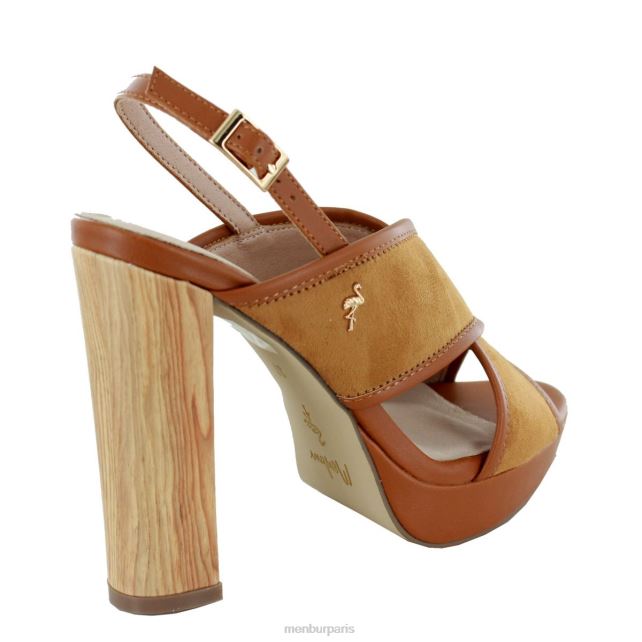 Menbur femmes voltois DVZ864132 talons hauts brun