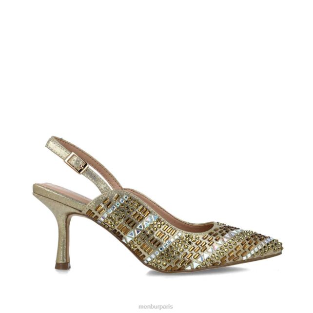 Menbur femmes Altaïr DVZ861608 talons moyens et bas or