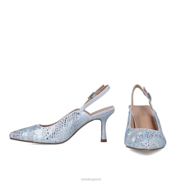 Menbur femmes Altaïr DVZ865580 talons moyens et bas argent