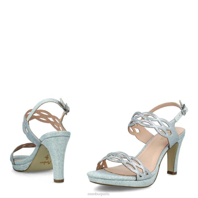 Menbur femmes Altino DVZ865798 talons moyens et bas argent