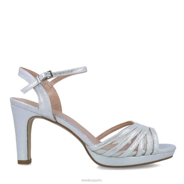 Menbur femmes Antée DVZ865796 talons moyens et bas argent