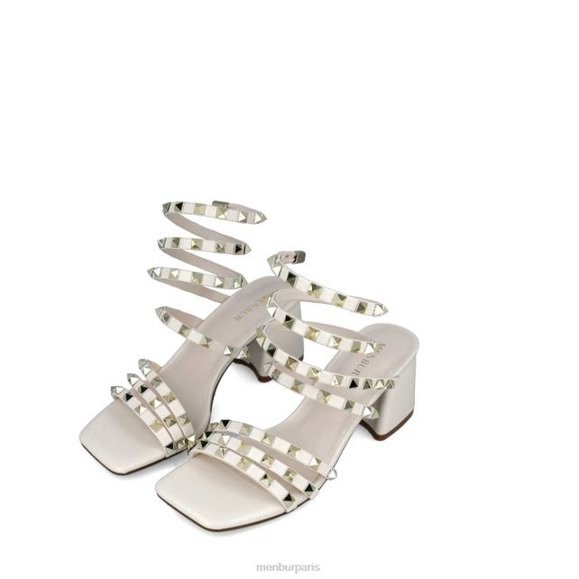 Menbur femmes Balance DVZ861572 talons moyens et bas blanc