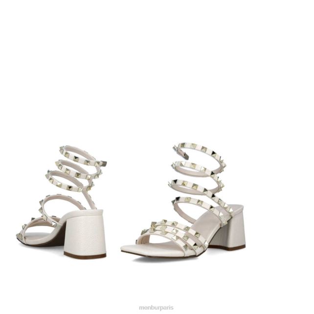 Menbur femmes Balance DVZ861572 talons moyens et bas blanc