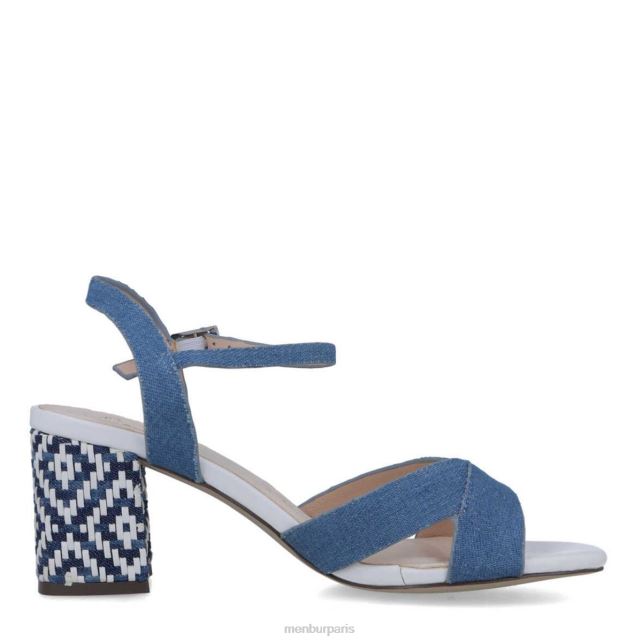 Menbur femmes Bertuccia DVZ865827 talons moyens et bas bleu clair