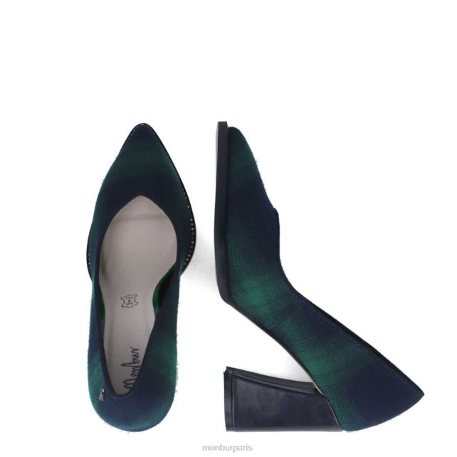 Menbur femmes Célinda DVZ865879 talons moyens et bas bleu foncé