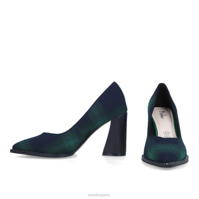 Menbur femmes Célinda DVZ865879 talons moyens et bas bleu foncé