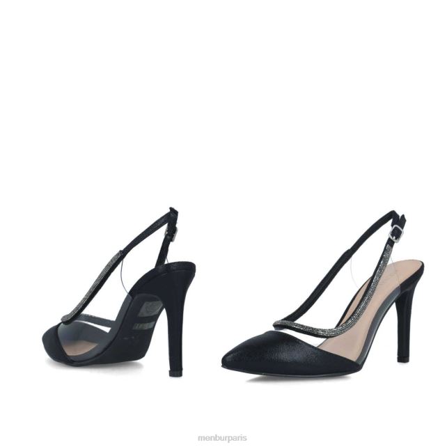 Menbur femmes Céphée DVZ865543 talons moyens et bas noir