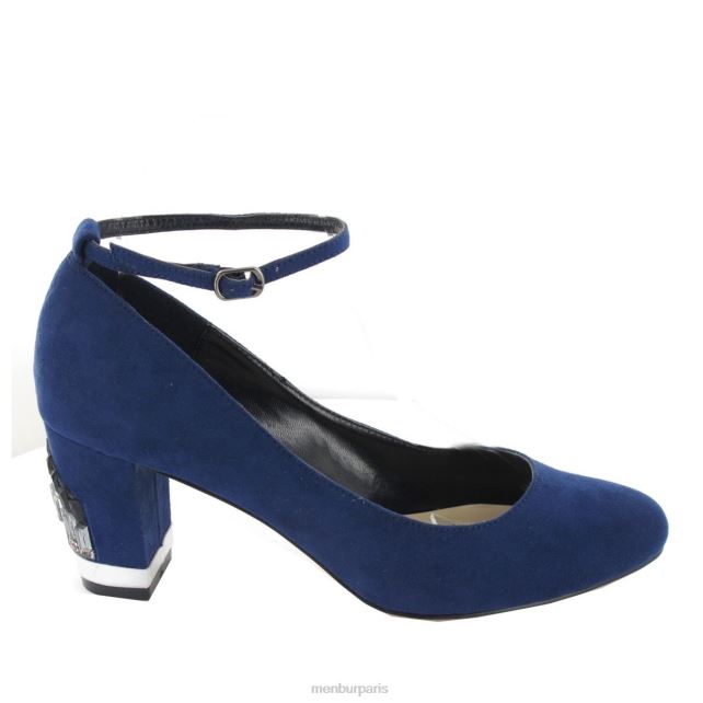 Menbur femmes Canada DVZ866006 talons moyens et bas bleu foncé