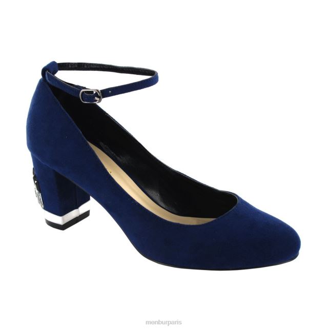Menbur femmes Canada DVZ866006 talons moyens et bas bleu foncé