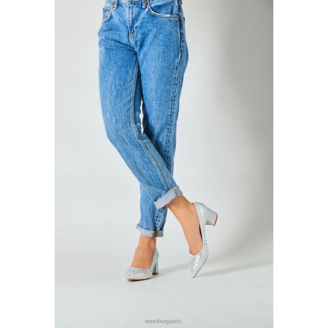 Menbur femmes Cianita DVZ865699 talons moyens et bas argent