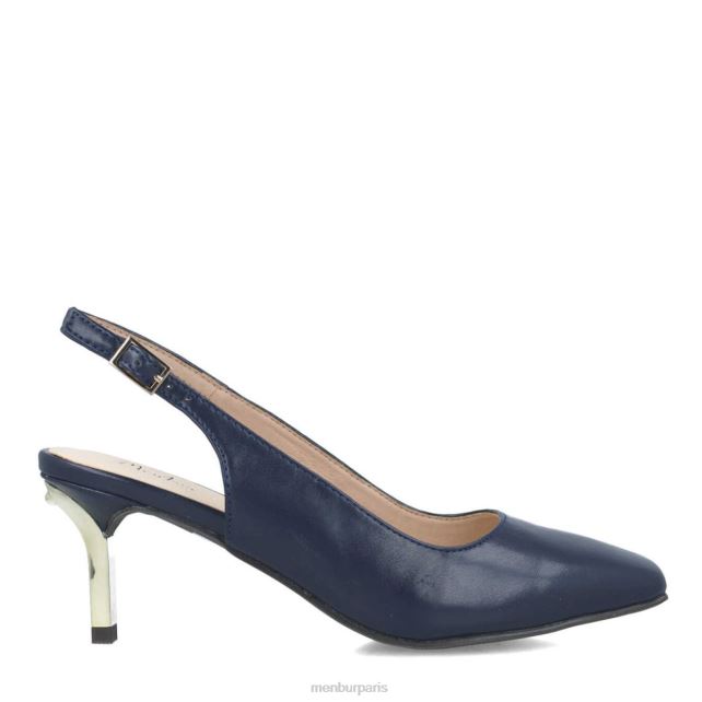 Menbur femmes Dunite DVZ861640 talons moyens et bas bleu foncé