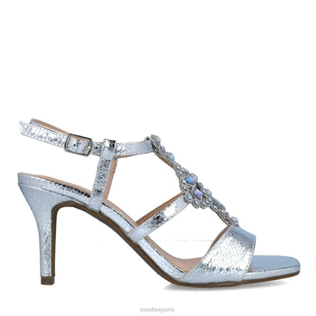 Menbur femmes Escila DVZ865791 talons moyens et bas argent