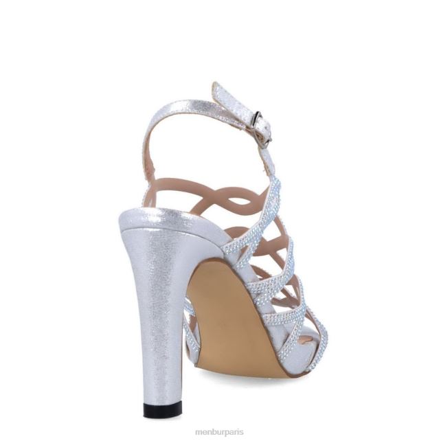 Menbur femmes Félix DVZ865819 talons moyens et bas argent