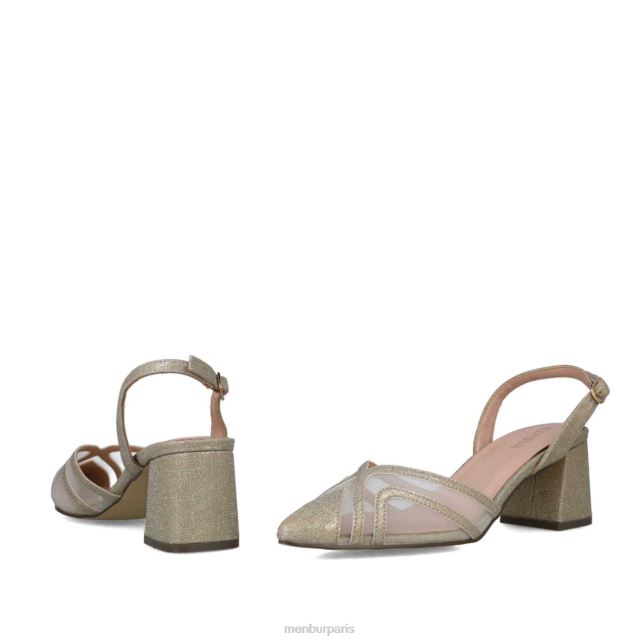 Menbur femmes Kornerupine DVZ861663 talons moyens et bas or