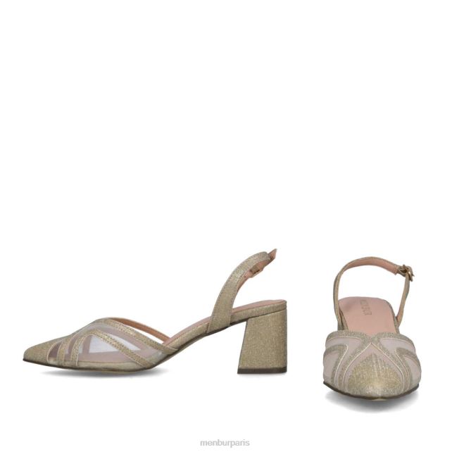 Menbur femmes Kornerupine DVZ861663 talons moyens et bas or
