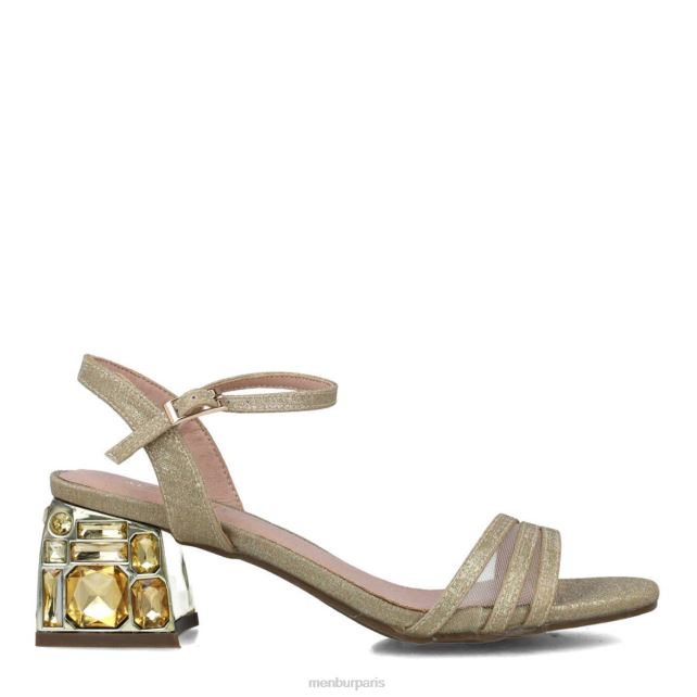 Menbur femmes Moldavie DVZ861654 talons moyens et bas or