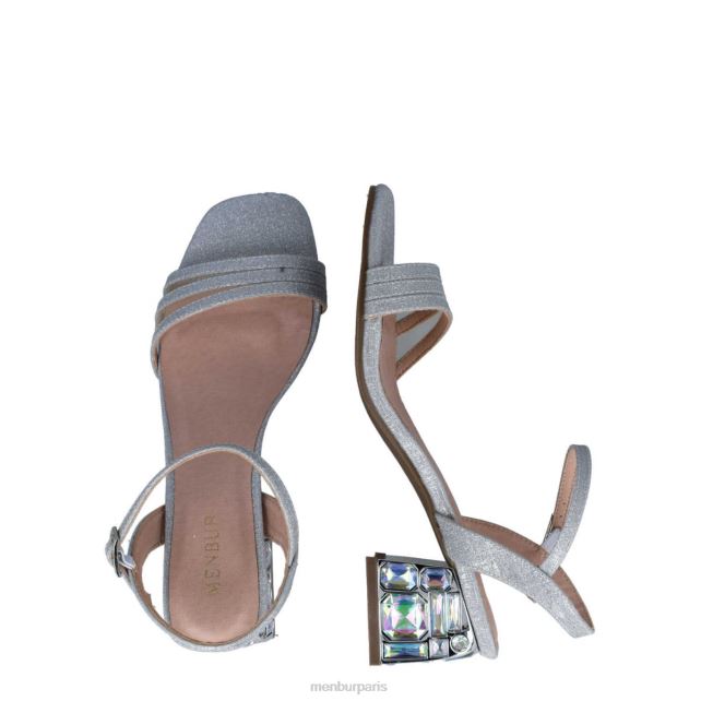 Menbur femmes Moldavie DVZ865674 talons moyens et bas argent