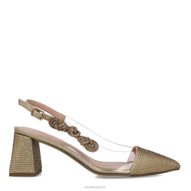 Menbur femmes Persée DVZ865566 talons moyens et bas or