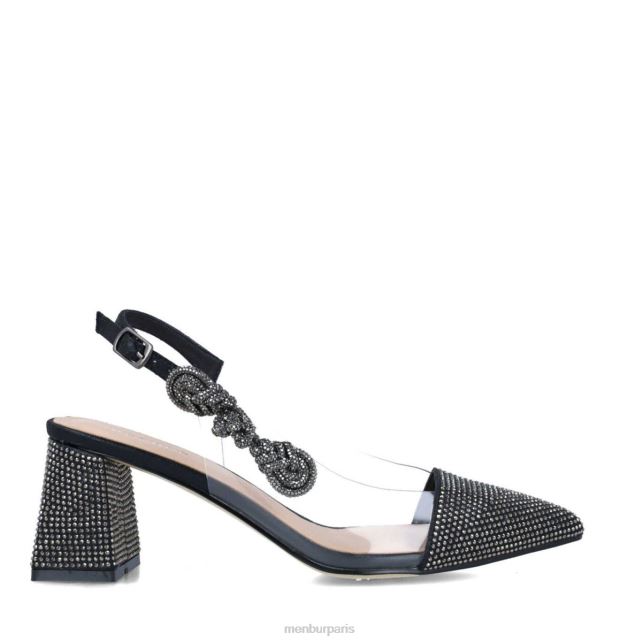 Menbur femmes Persée DVZ865567 talons moyens et bas noir