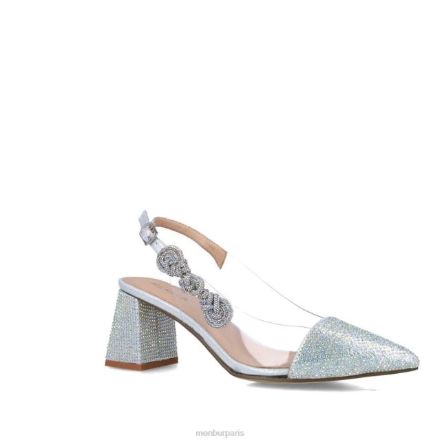 Menbur femmes Persée DVZ865568 talons moyens et bas argent