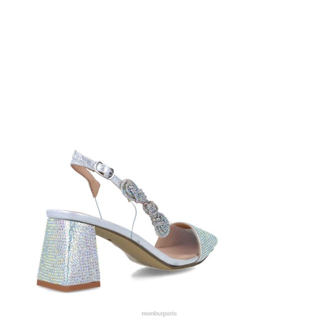 Menbur femmes Persée DVZ865568 talons moyens et bas argent