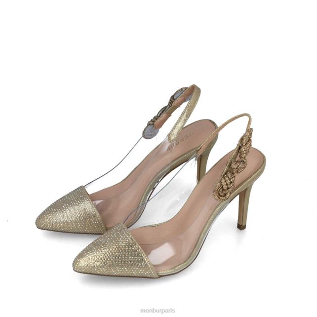 Menbur femmes Persée DVZ865576 talons moyens et bas or