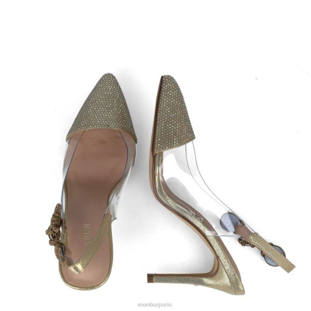 Menbur femmes Persée DVZ865576 talons moyens et bas or