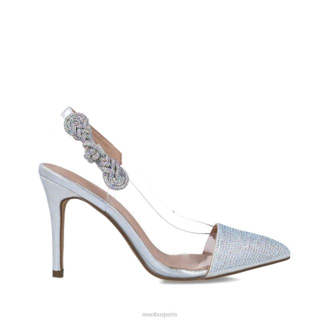 Menbur femmes Persée DVZ865577 talons moyens et bas argent