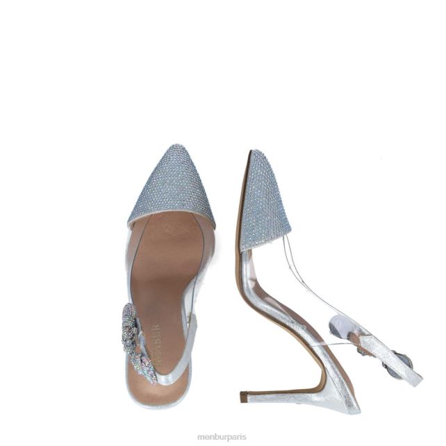 Menbur femmes Persée DVZ865577 talons moyens et bas argent