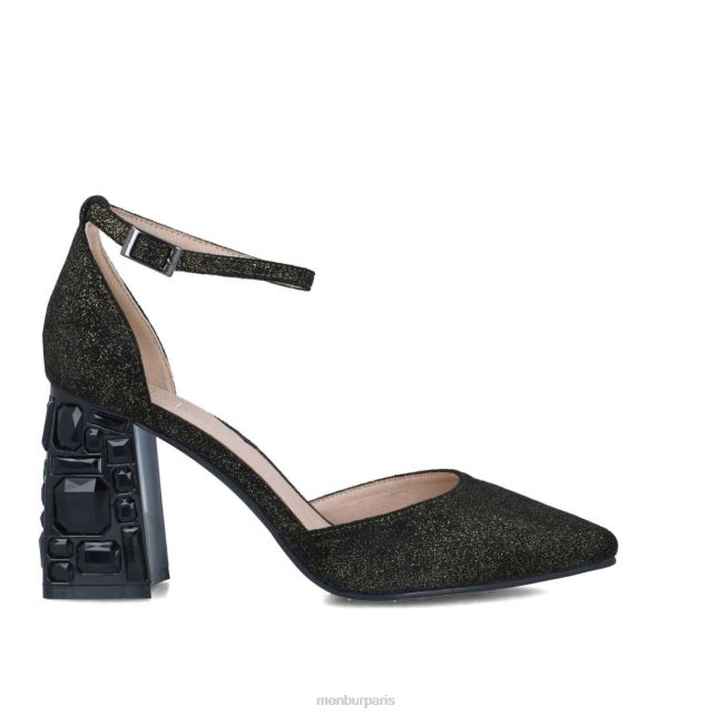 Menbur femmes Pietersita DVZ861667 talons moyens et bas noir