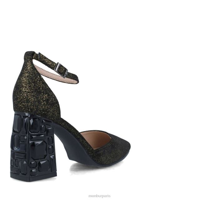 Menbur femmes Pietersita DVZ861667 talons moyens et bas noir