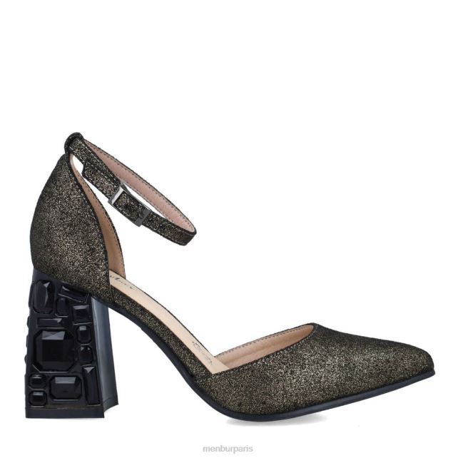 Menbur femmes Pietersita DVZ861667 talons moyens et bas noir