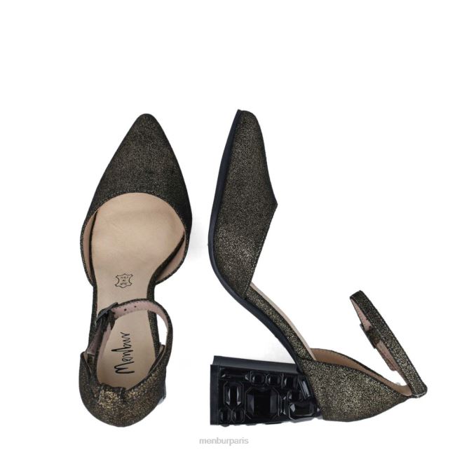Menbur femmes Pietersita DVZ861667 talons moyens et bas noir