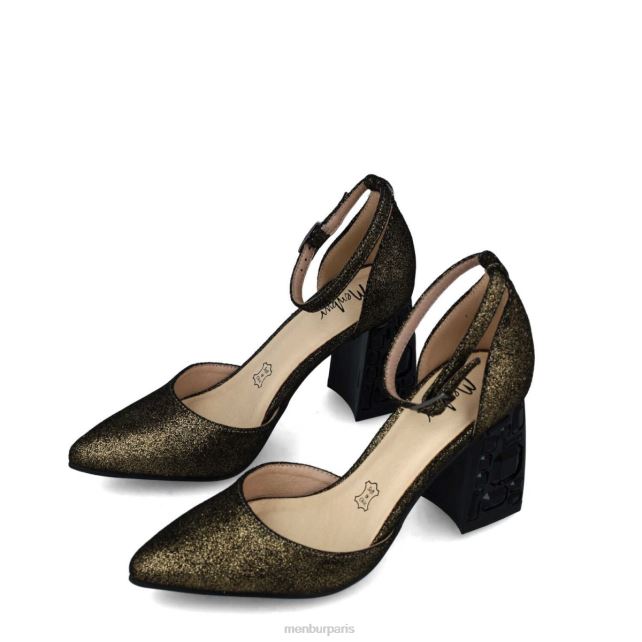 Menbur femmes Pietersita DVZ861667 talons moyens et bas noir