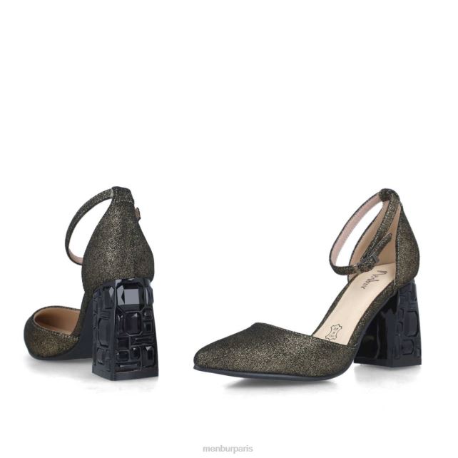 Menbur femmes Pietersita DVZ861667 talons moyens et bas noir