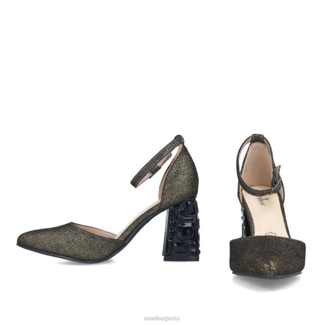 Menbur femmes Pietersita DVZ861667 talons moyens et bas noir