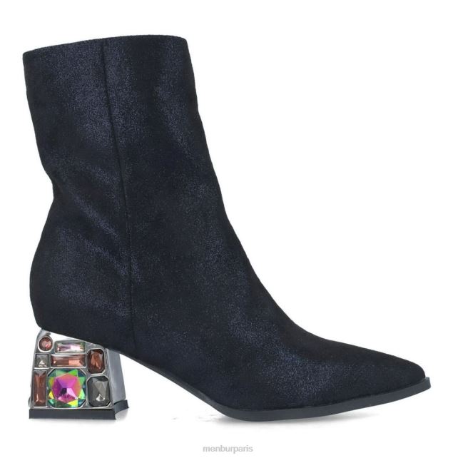 Menbur femmes Pietersita DVZ865612 talons moyens et bas bleu foncé