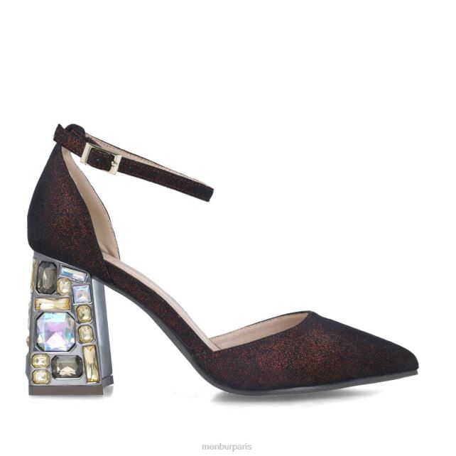 Menbur femmes Pietersita DVZ865706 talons moyens et bas rouge