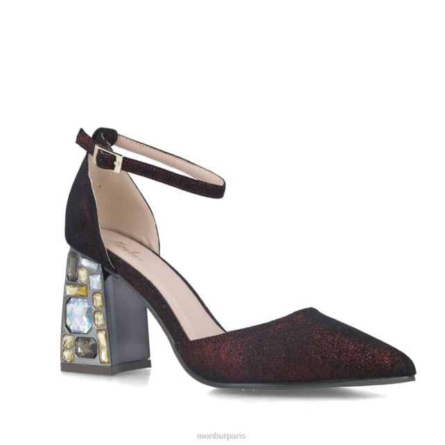 Menbur femmes Pietersita DVZ865706 talons moyens et bas rouge