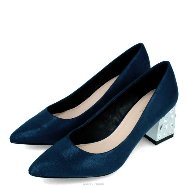 Menbur femmes Tarcento DVZ862132 talons moyens et bas bleu foncé