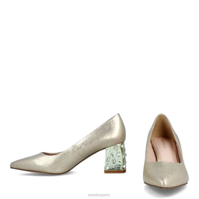 Menbur femmes Tarcento DVZ862197 talons moyens et bas or