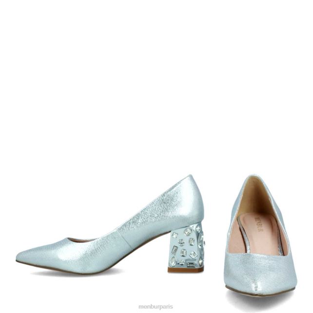 Menbur femmes Tarcento DVZ862198 talons moyens et bas argent