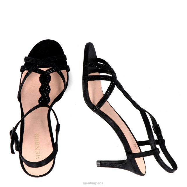 Menbur femmes Tarvis DVZ862199 talons moyens et bas noir