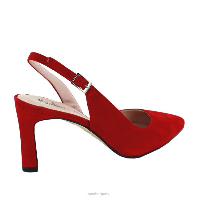 Menbur femmes Ussana DVZ862012 talons moyens et bas rouge