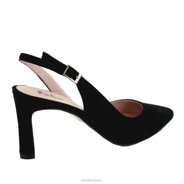 Menbur femmes Ussana DVZ862074 talons moyens et bas noir