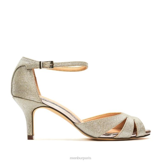 Menbur femmes Vésena DVZ862032 talons moyens et bas argent