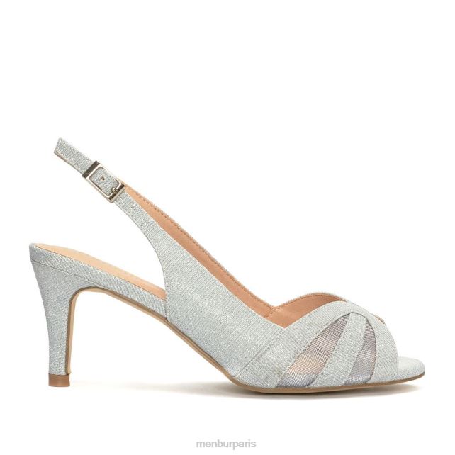 Menbur femmes Vallonto DVZ862022 talons moyens et bas argent