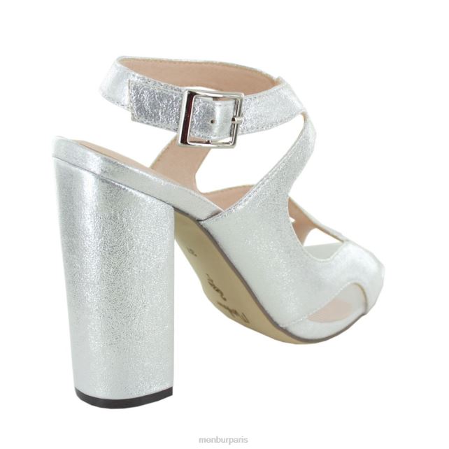 Menbur femmes Venco DVZ861754 talons moyens et bas argent