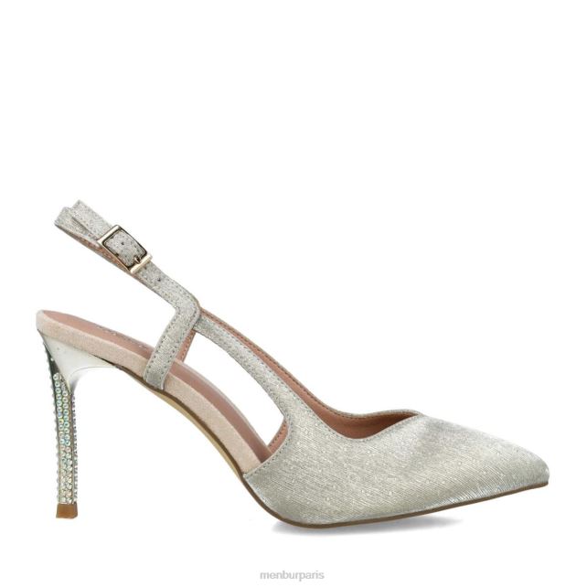 Menbur femmes achernar DVZ861586 talons moyens et bas or